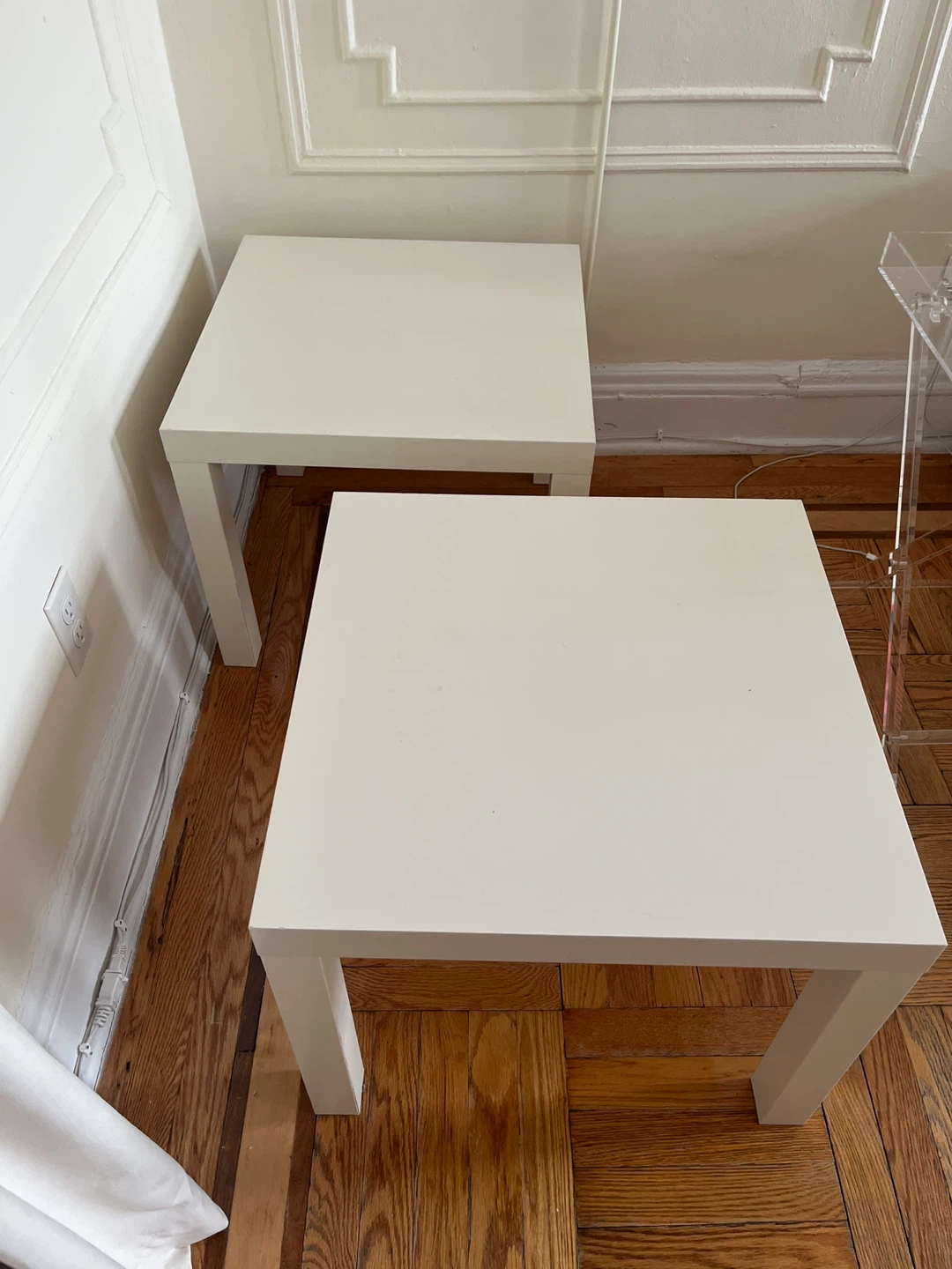 IKEA Lack White Side Tables (Set of 2)