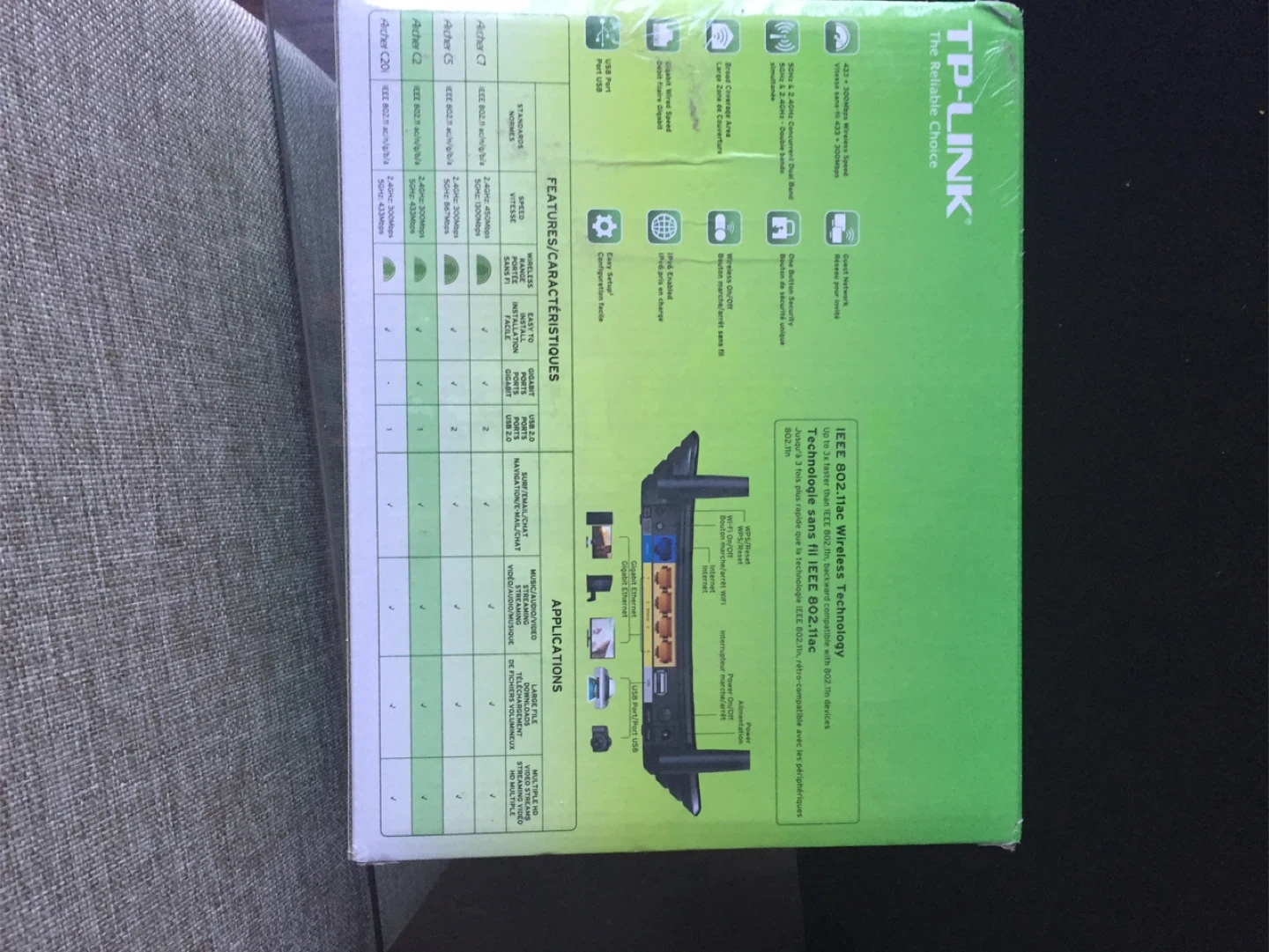 TP-Link AC750 Wireless Dual Band Gigabit Router - photo 3