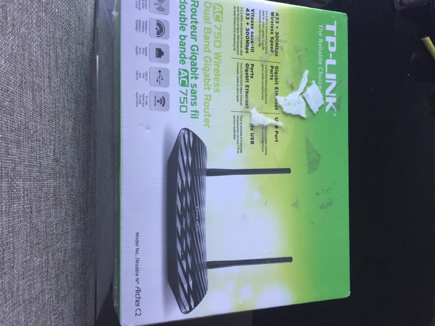TP-Link AC750 Wireless Dual Band Gigabit Router - photo 2