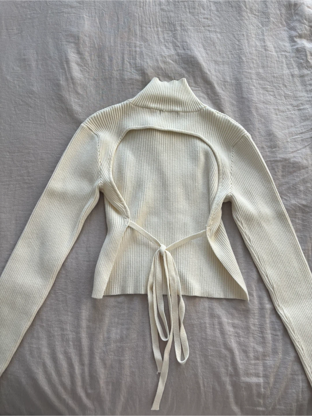 Nasty Gal | Cowl Neck Open Back Sweater - US 4 - photo 2