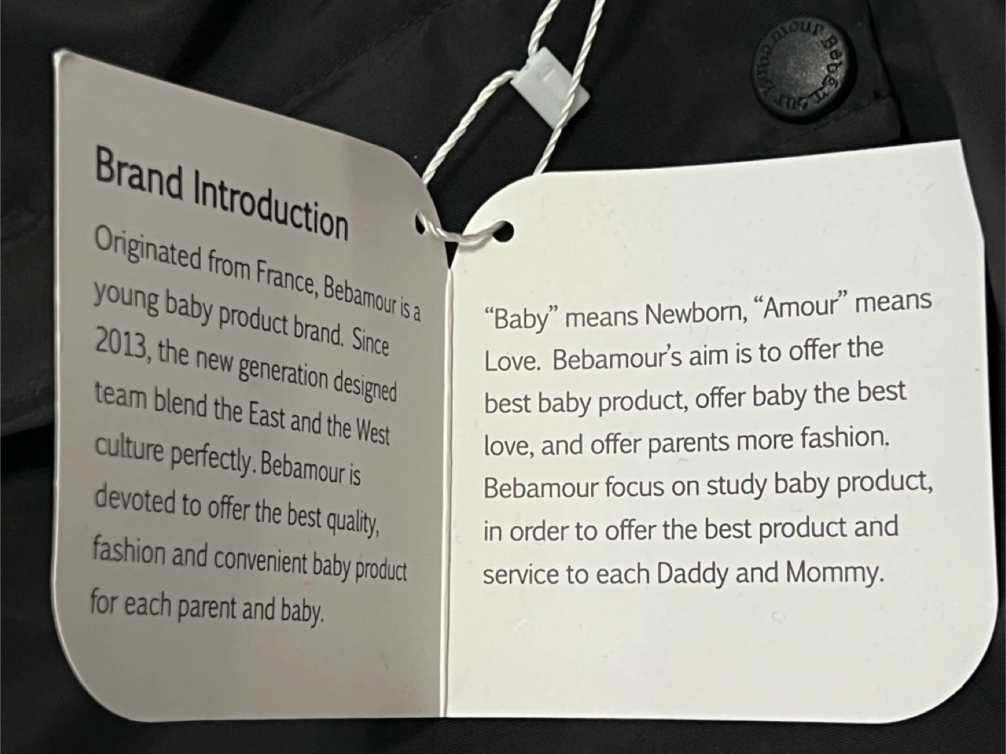 Bebamour Baby Carrier Cover – All Seasons (Black) - photo 5