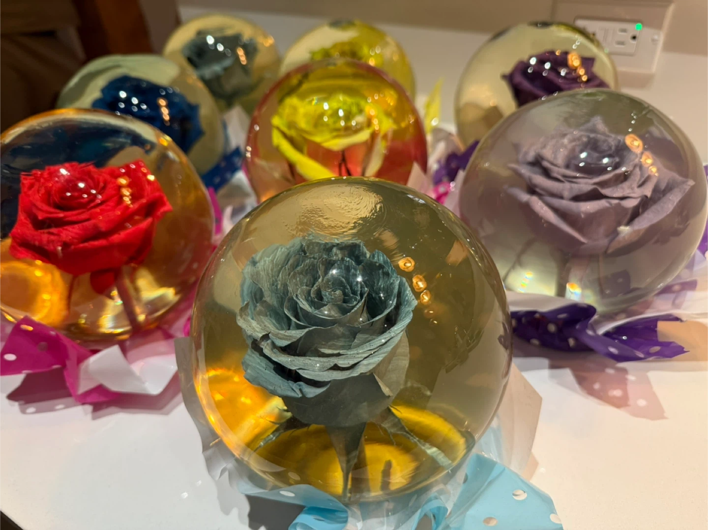 Valentines gift, Preserved Rose Orbs - Various Colors - photo 5
