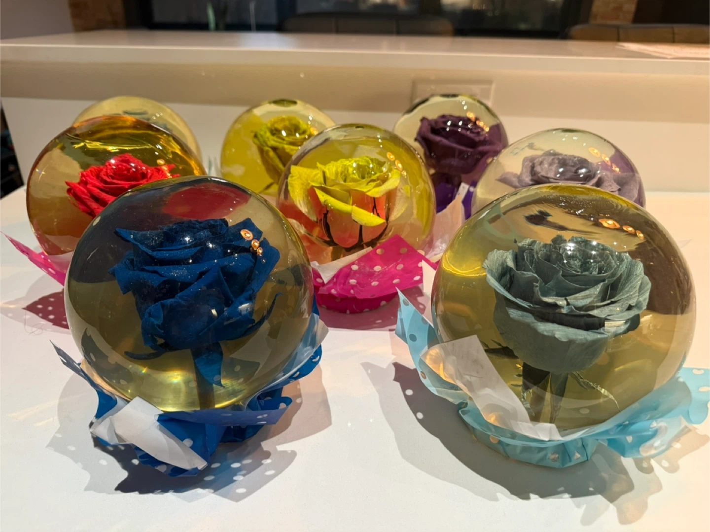 Valentines gift, Preserved Rose Orbs - Various Colors - photo 3