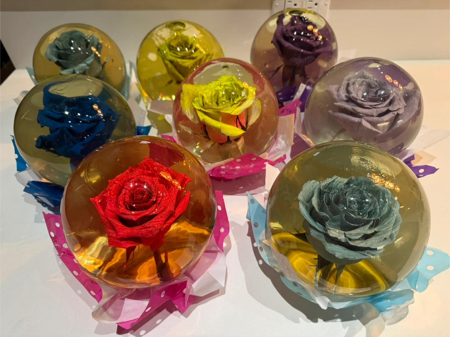 Valentines gift, Preserved Rose Orbs - Various Colors - photo 4