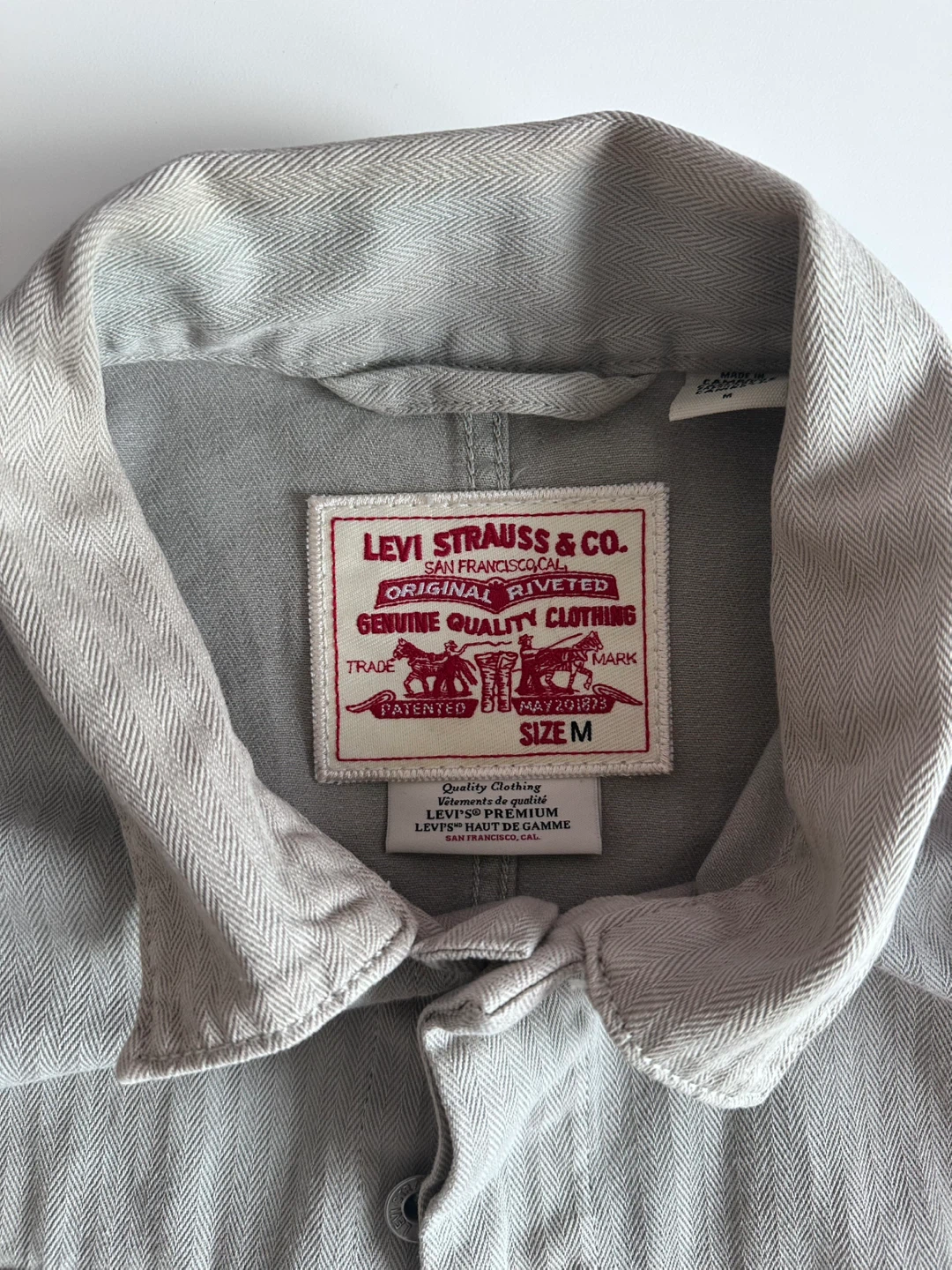Levi Strauss & Co. Canvas Work Jacket - Size M - photo 2