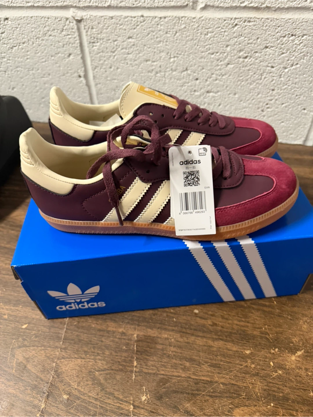 Adidas Samba OG Maroon - photo 5