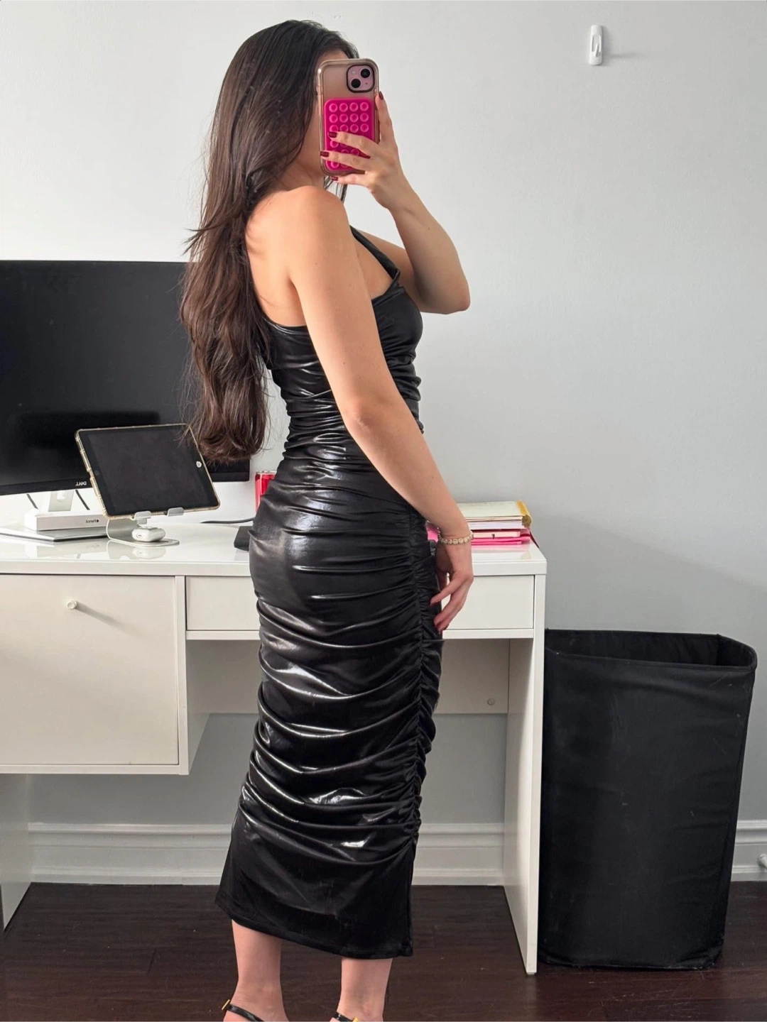 Fashion Nova | Metallic midi dress - S - photo 3