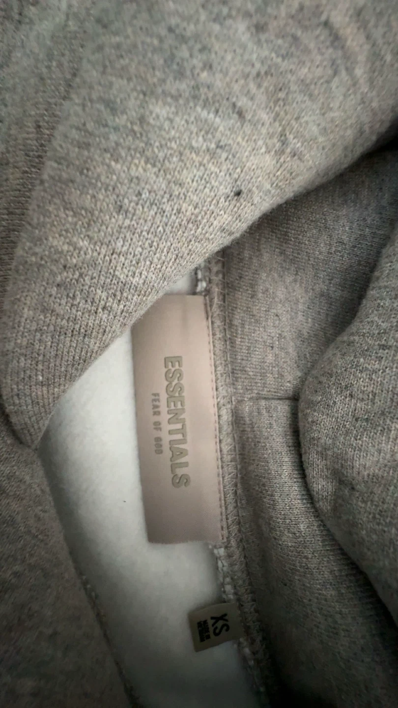 DARK OATMEAL ESSENTIALS HOODIE - photo 2