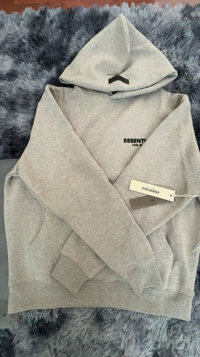 DARK OATMEAL ESSENTIALS HOODIE