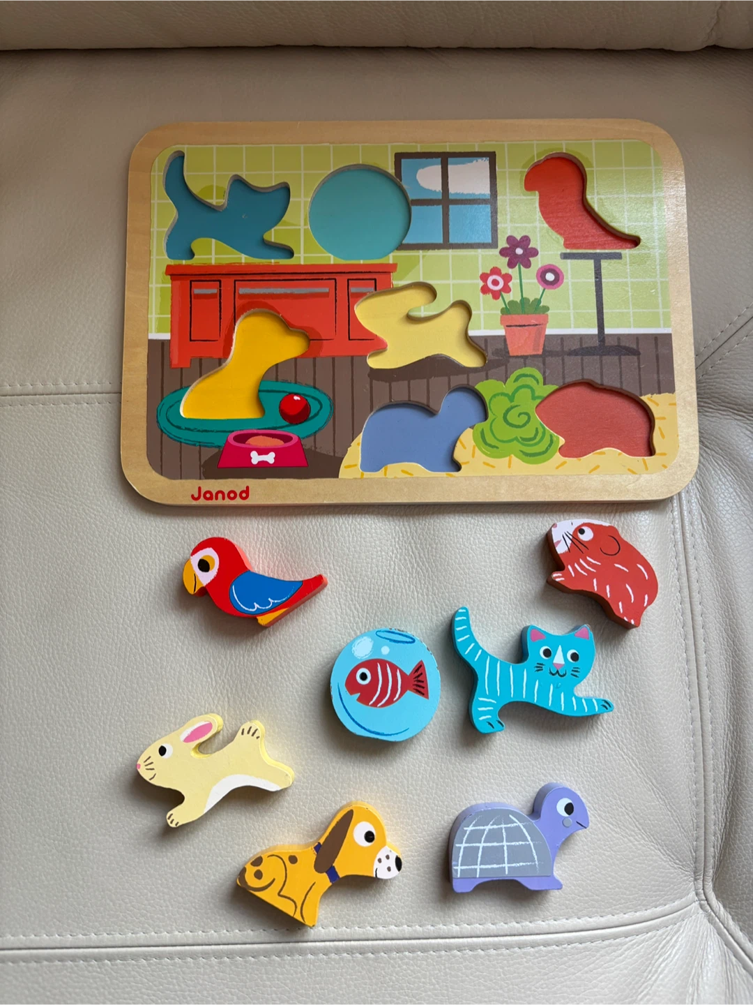Janod Wooden animal Puzzle