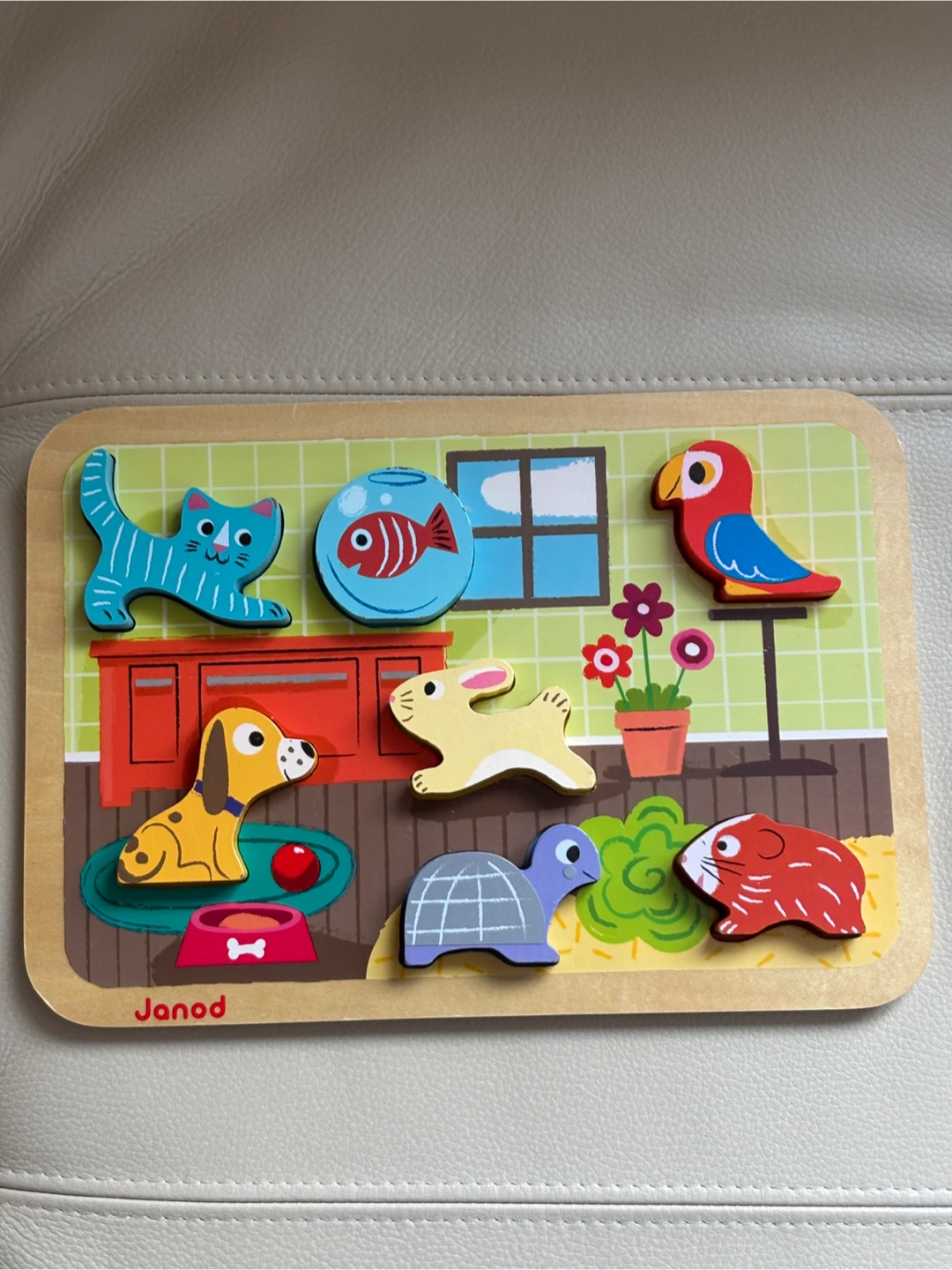 Janod Wooden animal Puzzle - photo 3