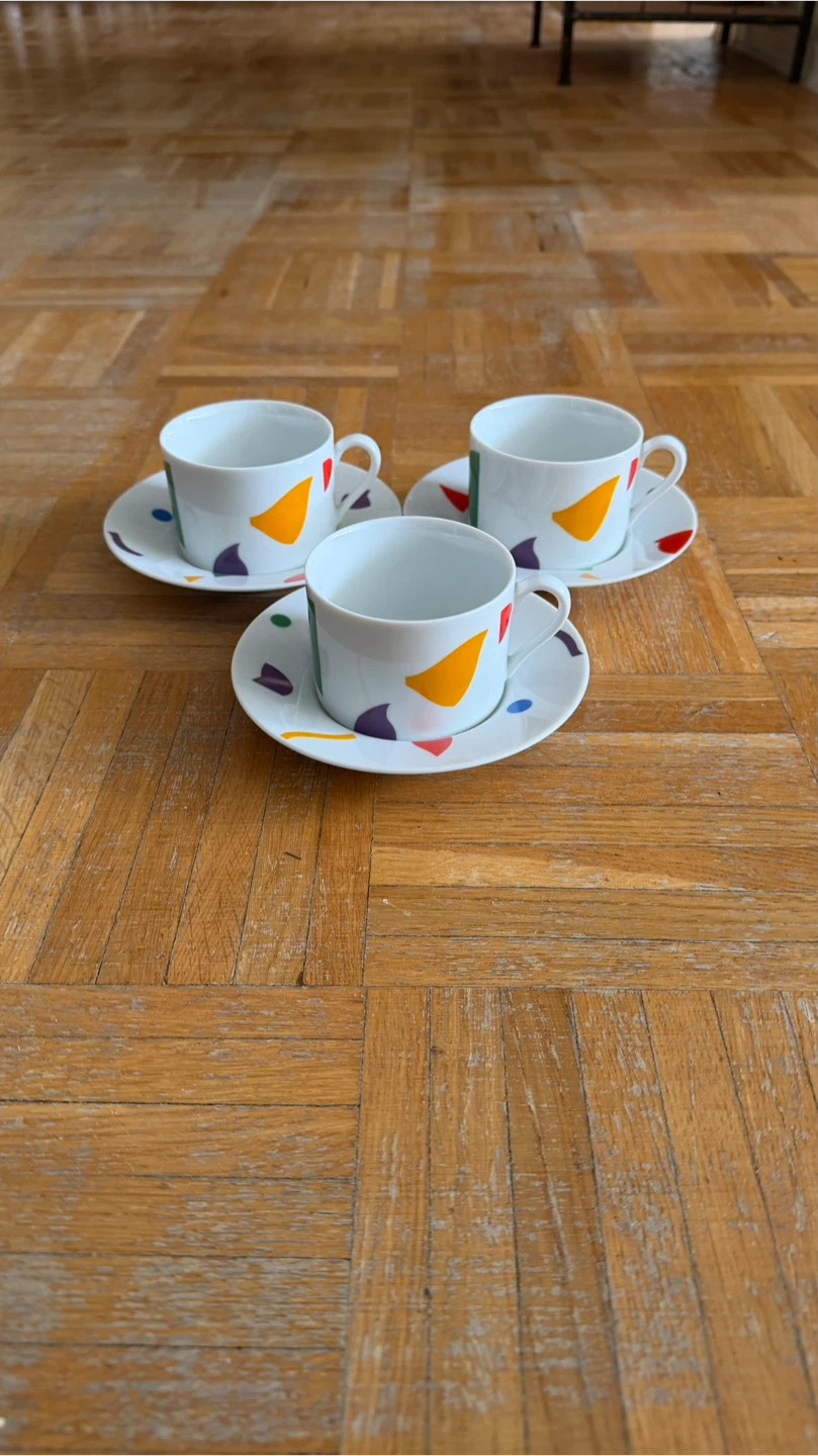 Tuscany Collection 3 Coffee Cups and Saucers - photo 3