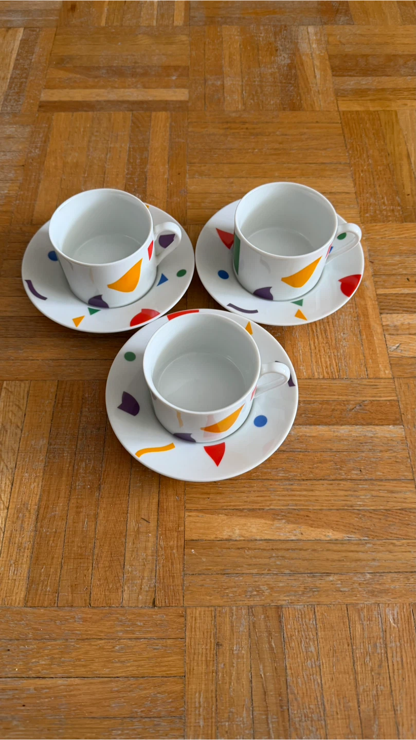 Tuscany Collection 3 Coffee Cups and Saucers - photo 4