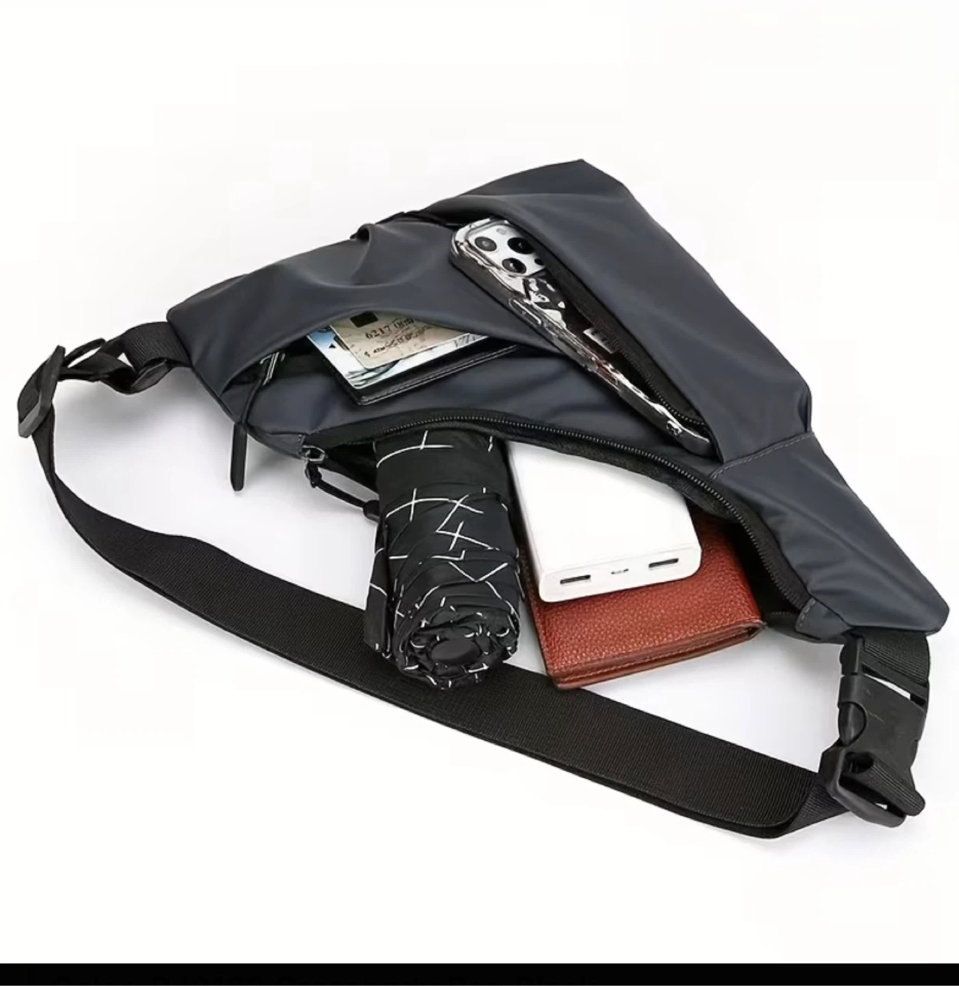 Black Casual Shoulder Bag - photo 4