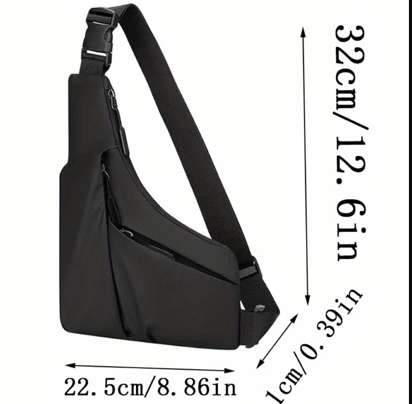 Black Casual Shoulder Bag - photo 5