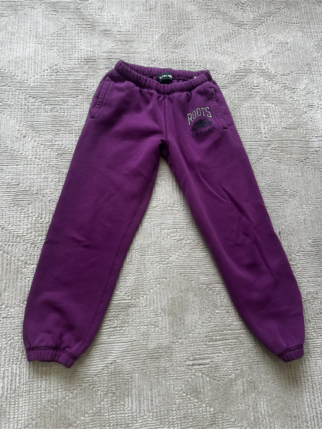 Roots Canada Sweatpants - Purple XS