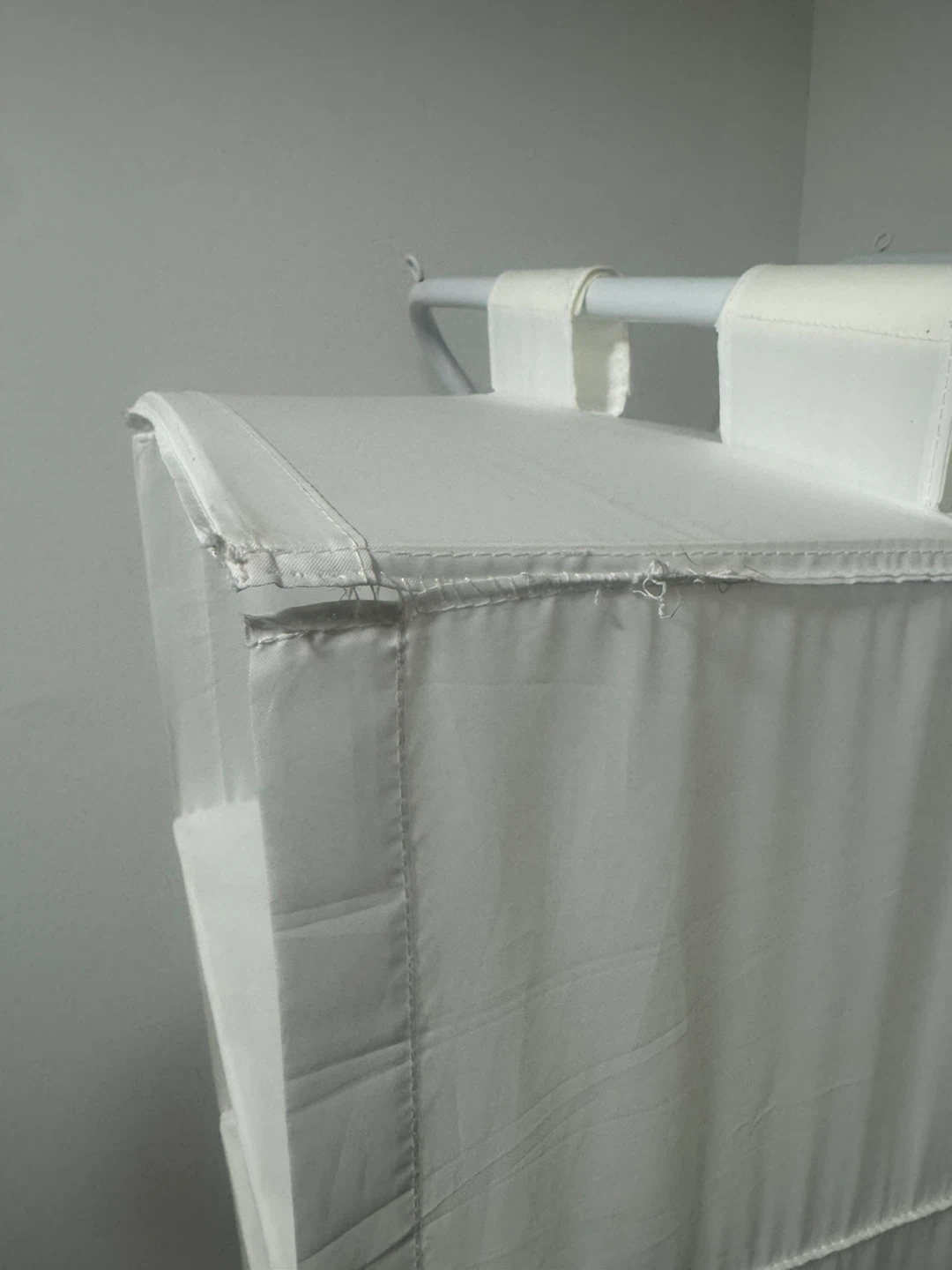White Hanging Closet Organizer - 6 Shelves - photo 4
