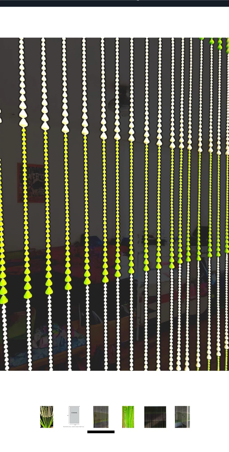 Beaded String Doorway Curtain - photo 5