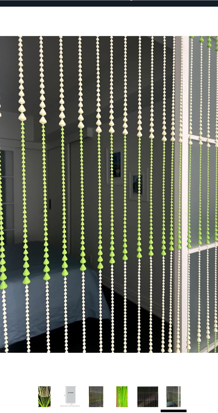 Beaded String Doorway Curtain