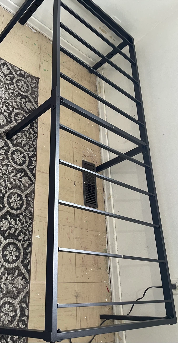 Black Metal Bed Frame - photo 2