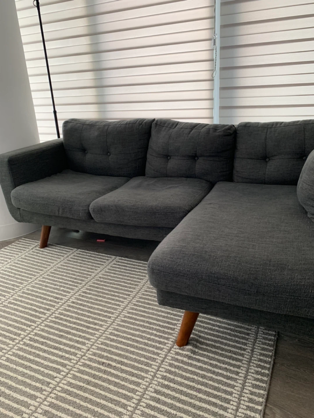 Dark Grey Sectional Sofa