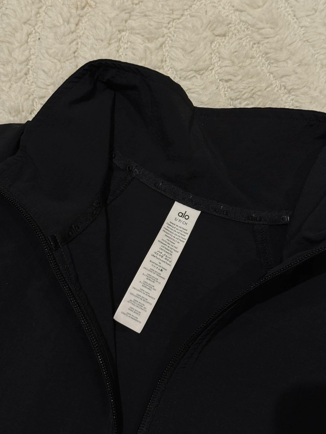 Alo Black Pullover Jacket Size S/P - photo 4