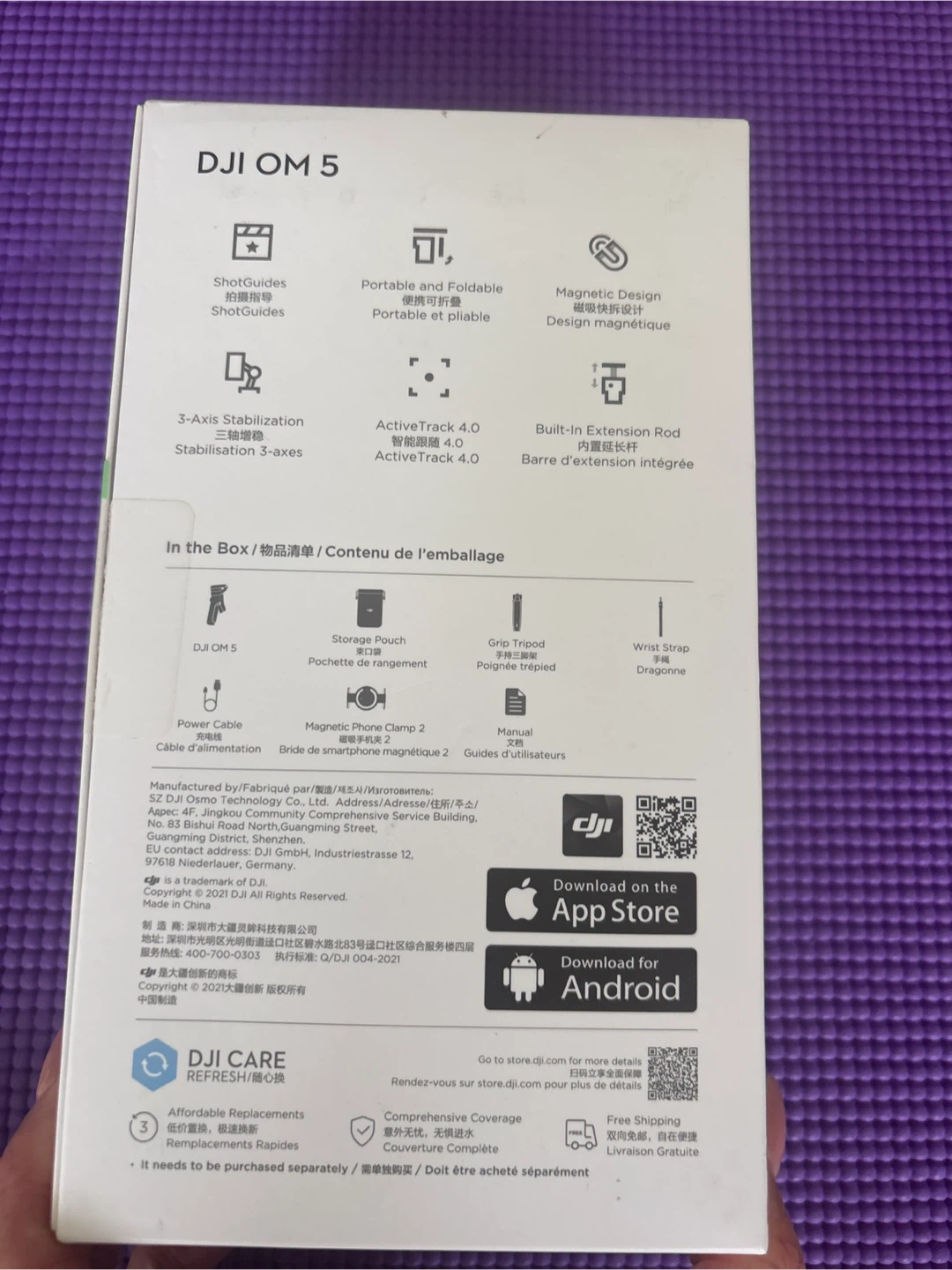 DJI OM 5 Smartphone Gimbal Stabilizer – Like New - photo 3