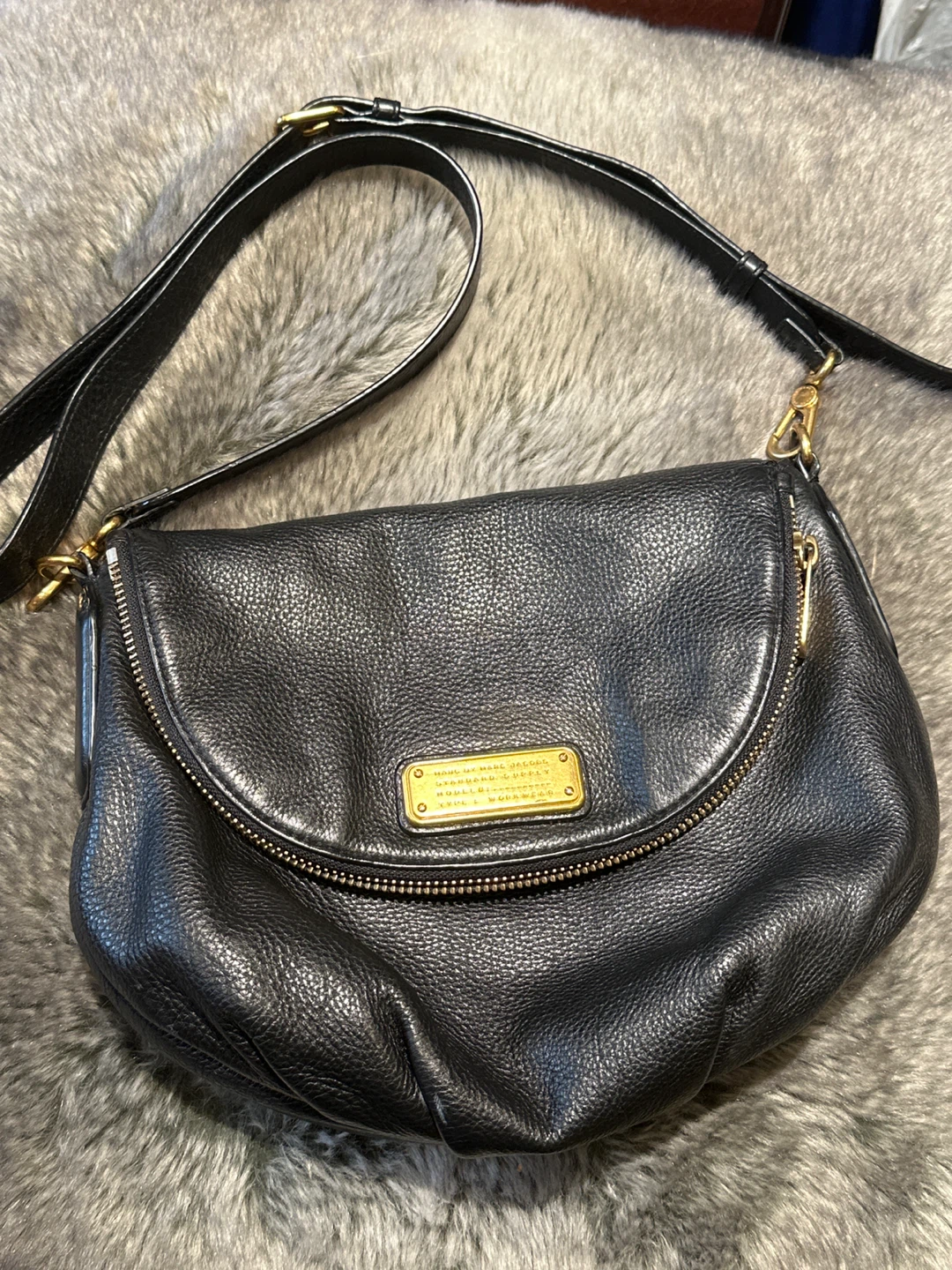 Marc Jacobs Black Leather Shoulder Bag
