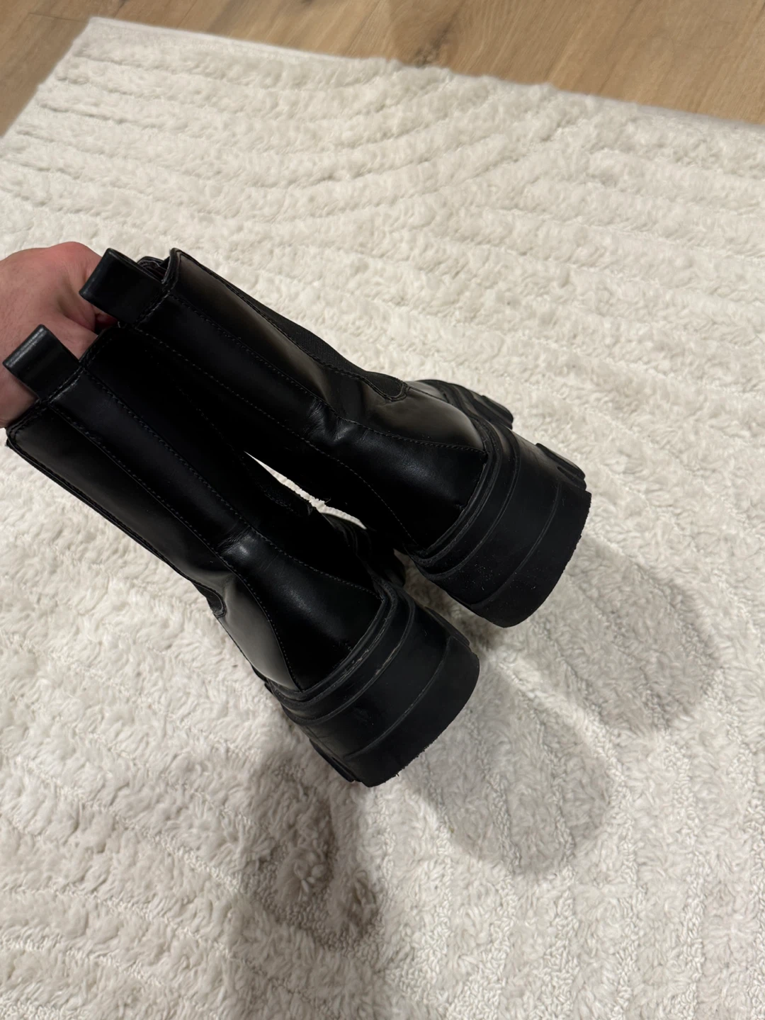 OAK + FORT Black Chelsea Boots - Size 7 - photo 5