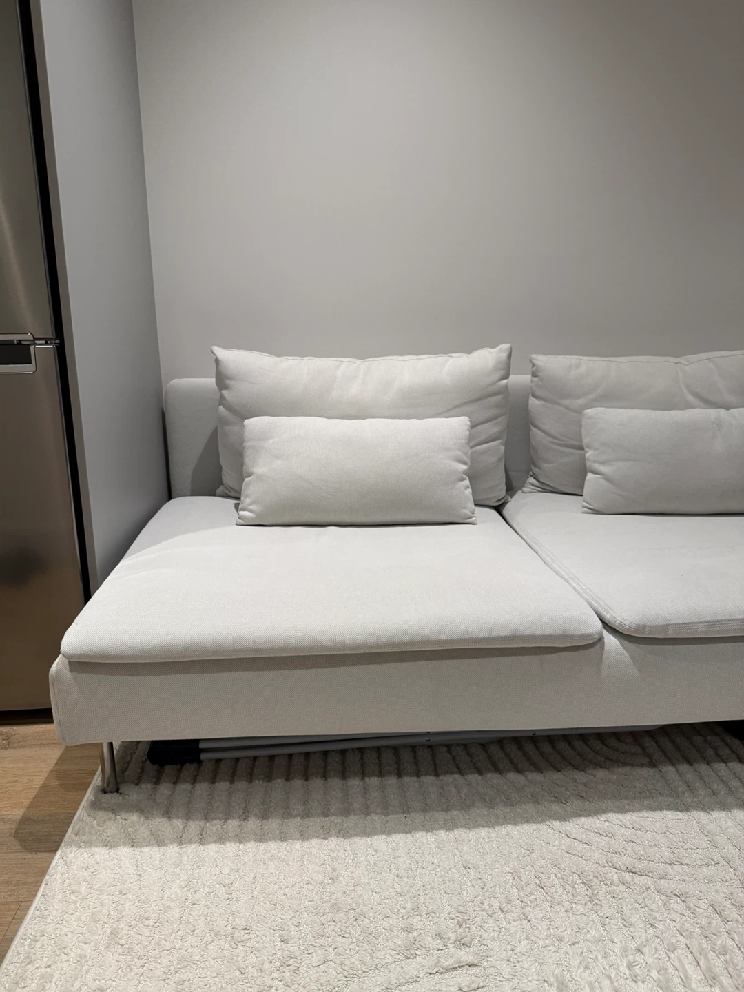 Light Grey Loveseat with Pillows - IKEA - photo 3