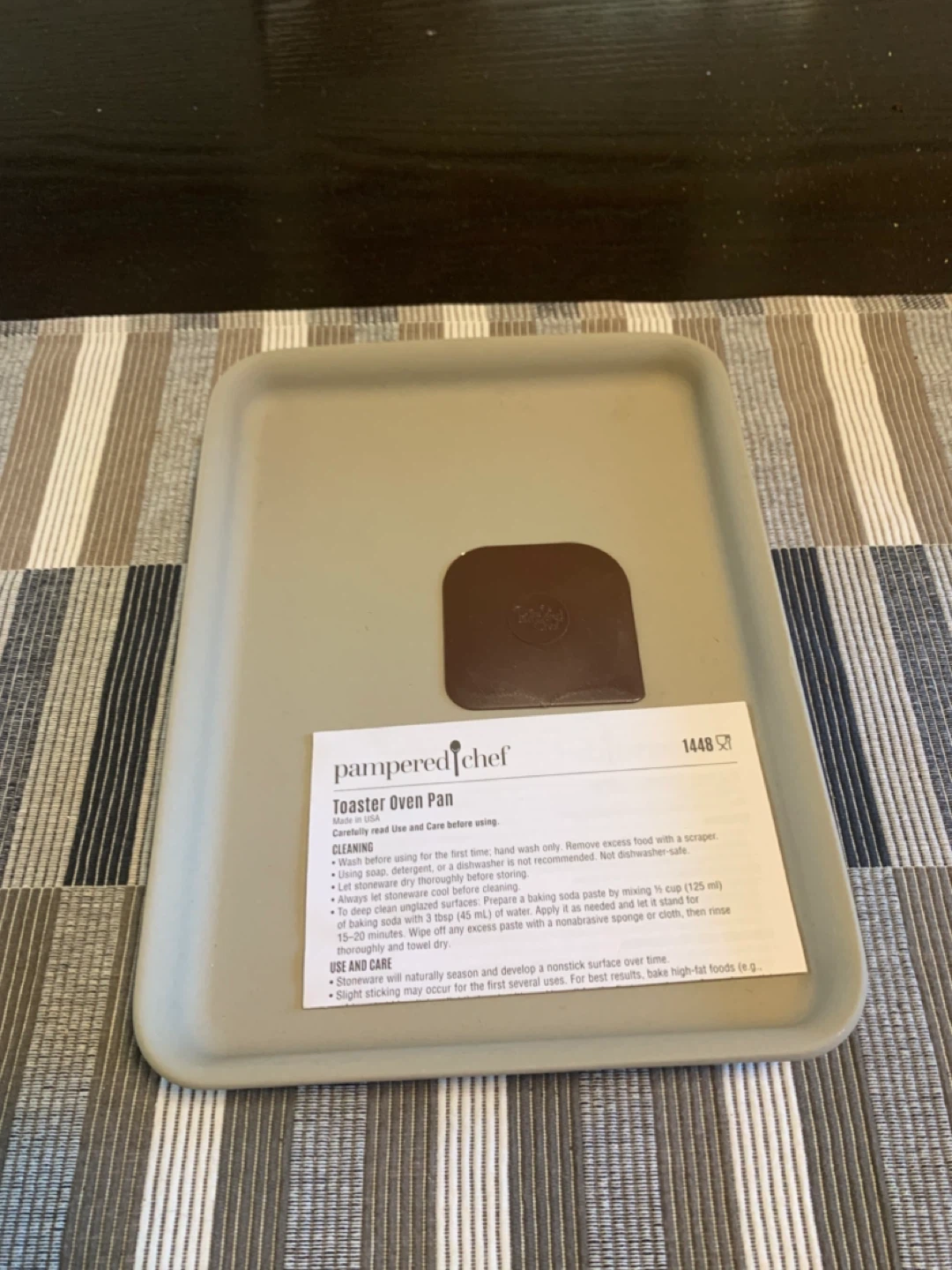 Pampered Chef Toaster Oven Pan