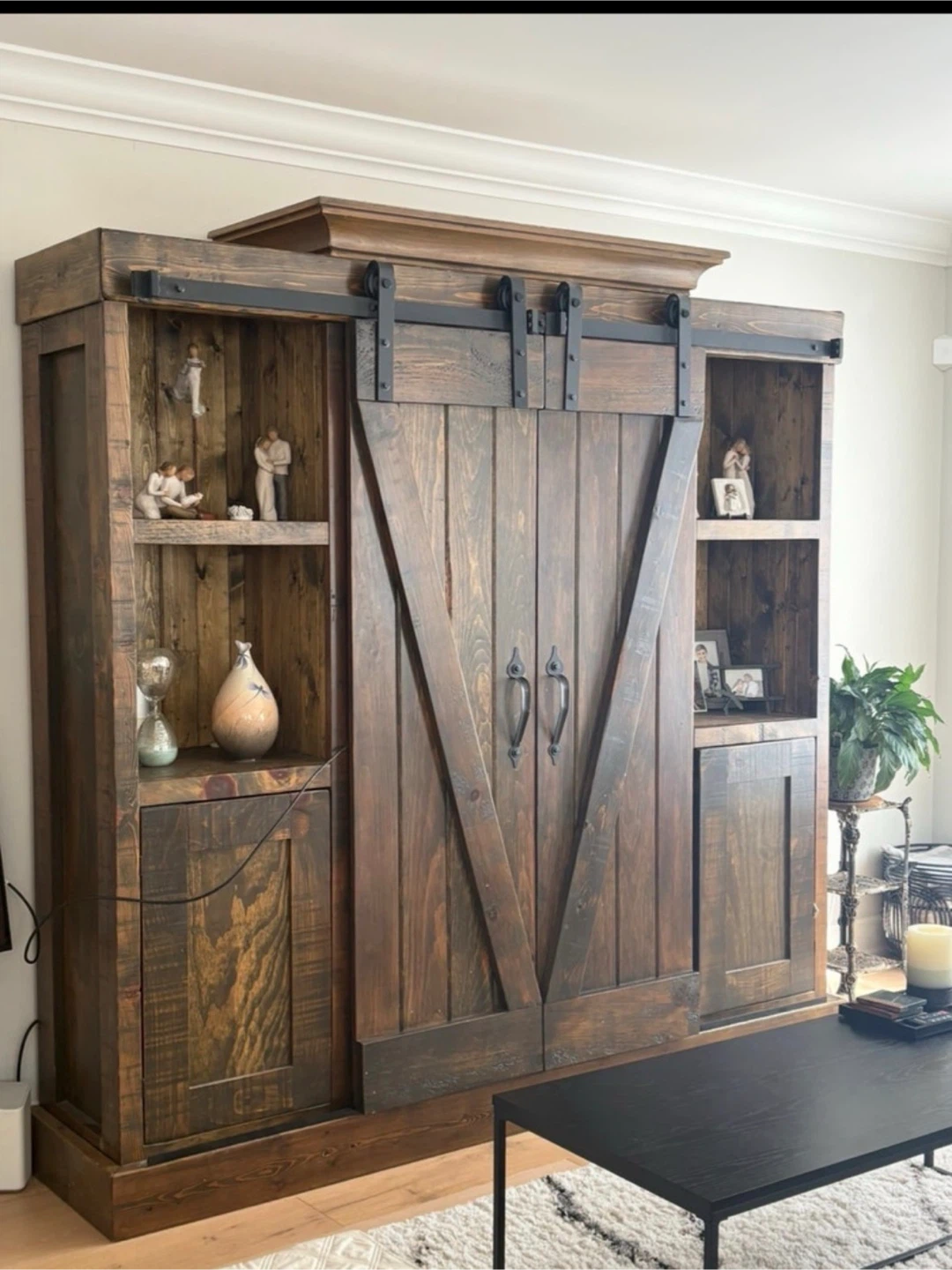 Bedroom tv armoire with Electric Fireplace - photo 2
