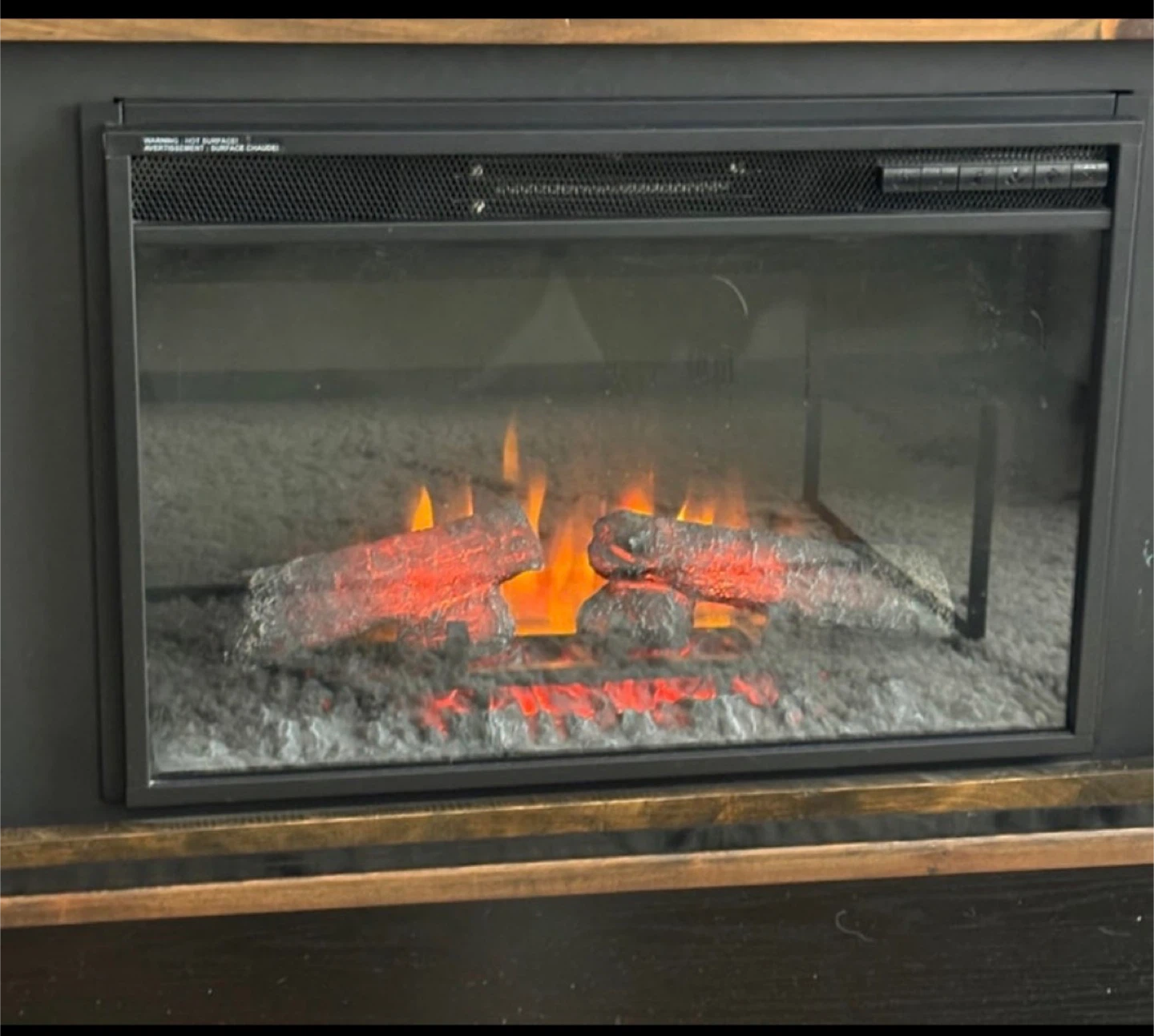 Bedroom tv armoire with Electric Fireplace - photo 3