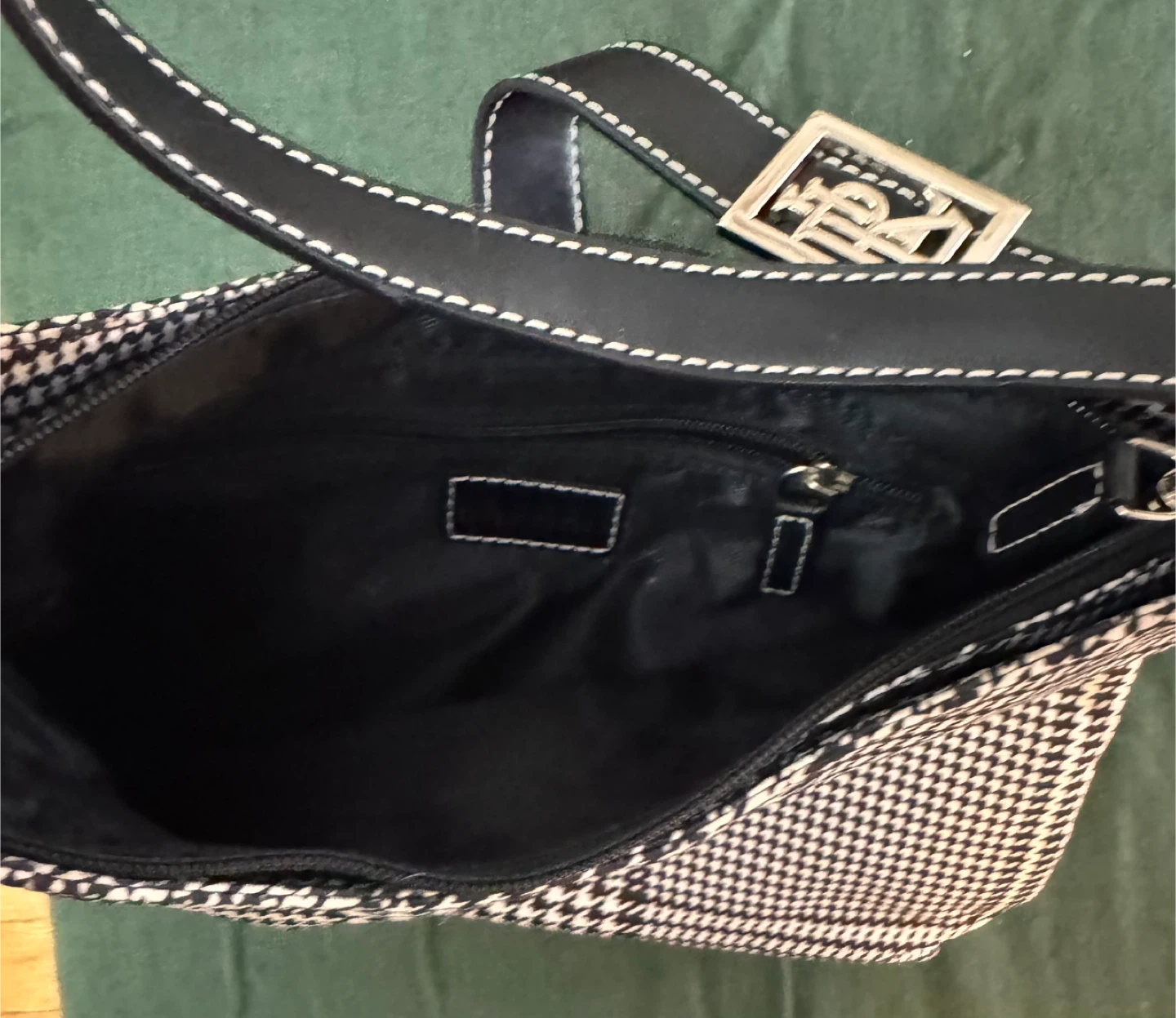 Lauren Ralph Lauren Houndstooth Shoulder Bag - photo 3