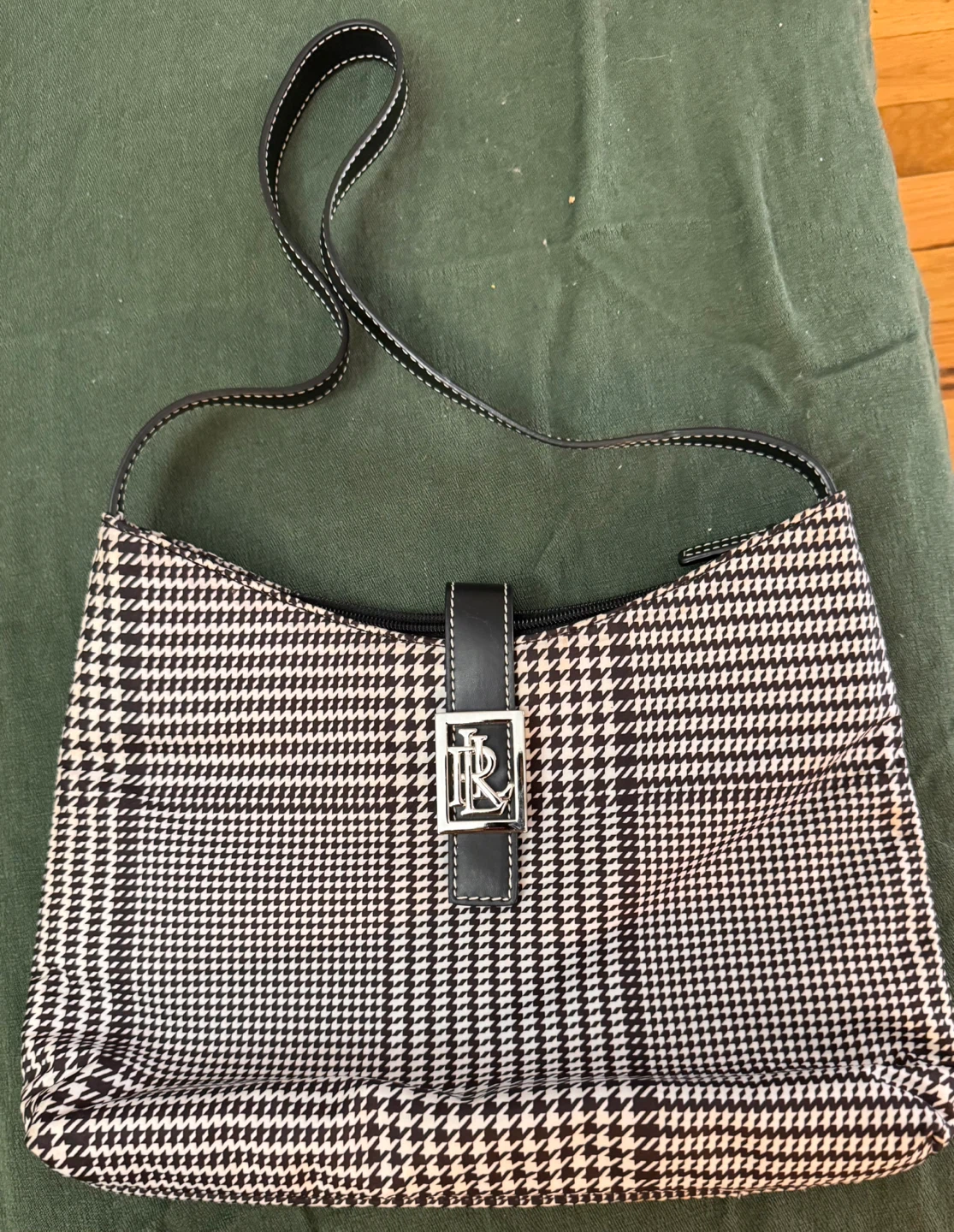 Lauren Ralph Lauren Houndstooth Shoulder Bag