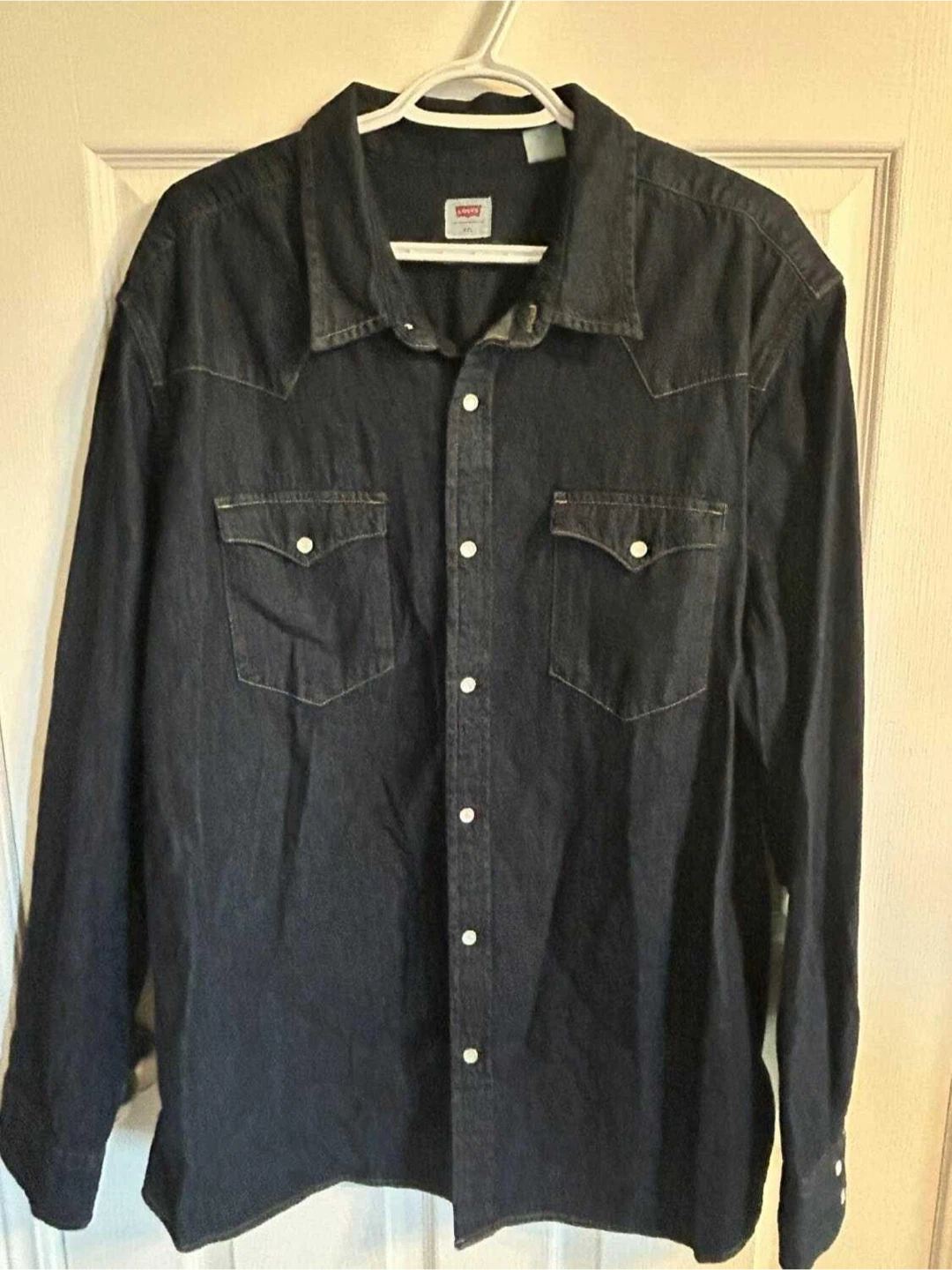 Levi's Men's Dark Wash Denim Shirt