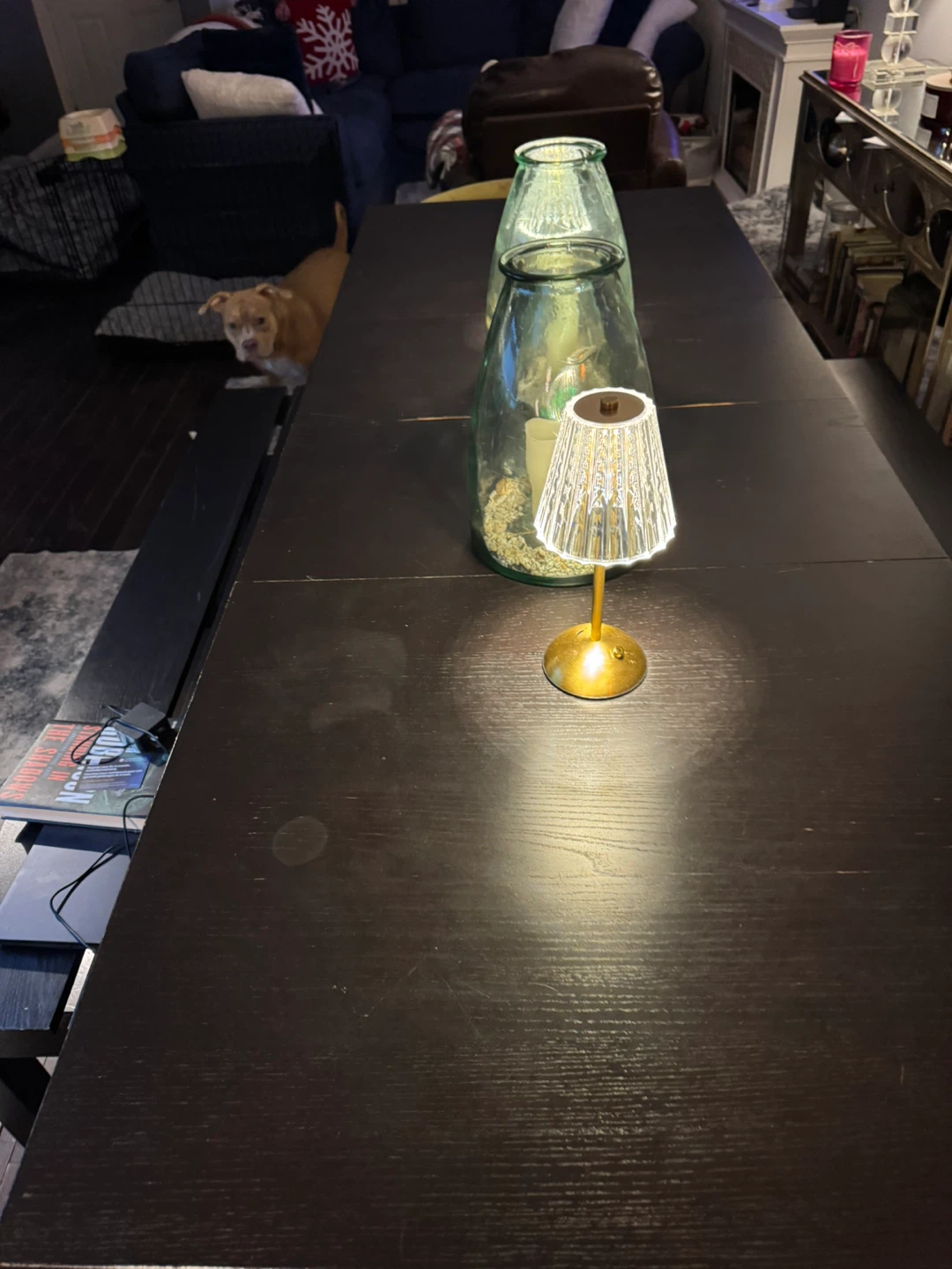 Extendable dining table with 2 leaves - photo 2