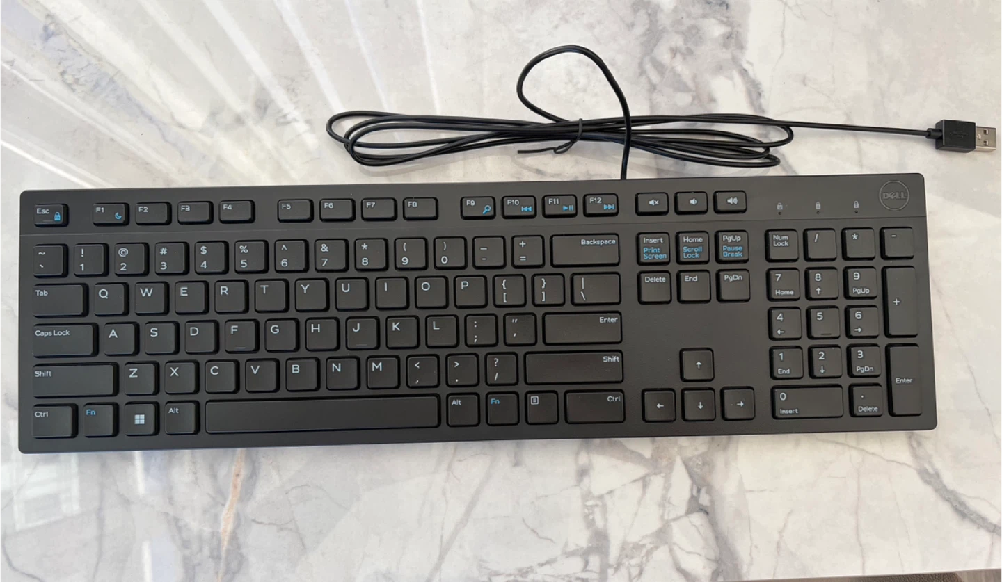 🥕Dell Wired Full-Size Keyboard🧡