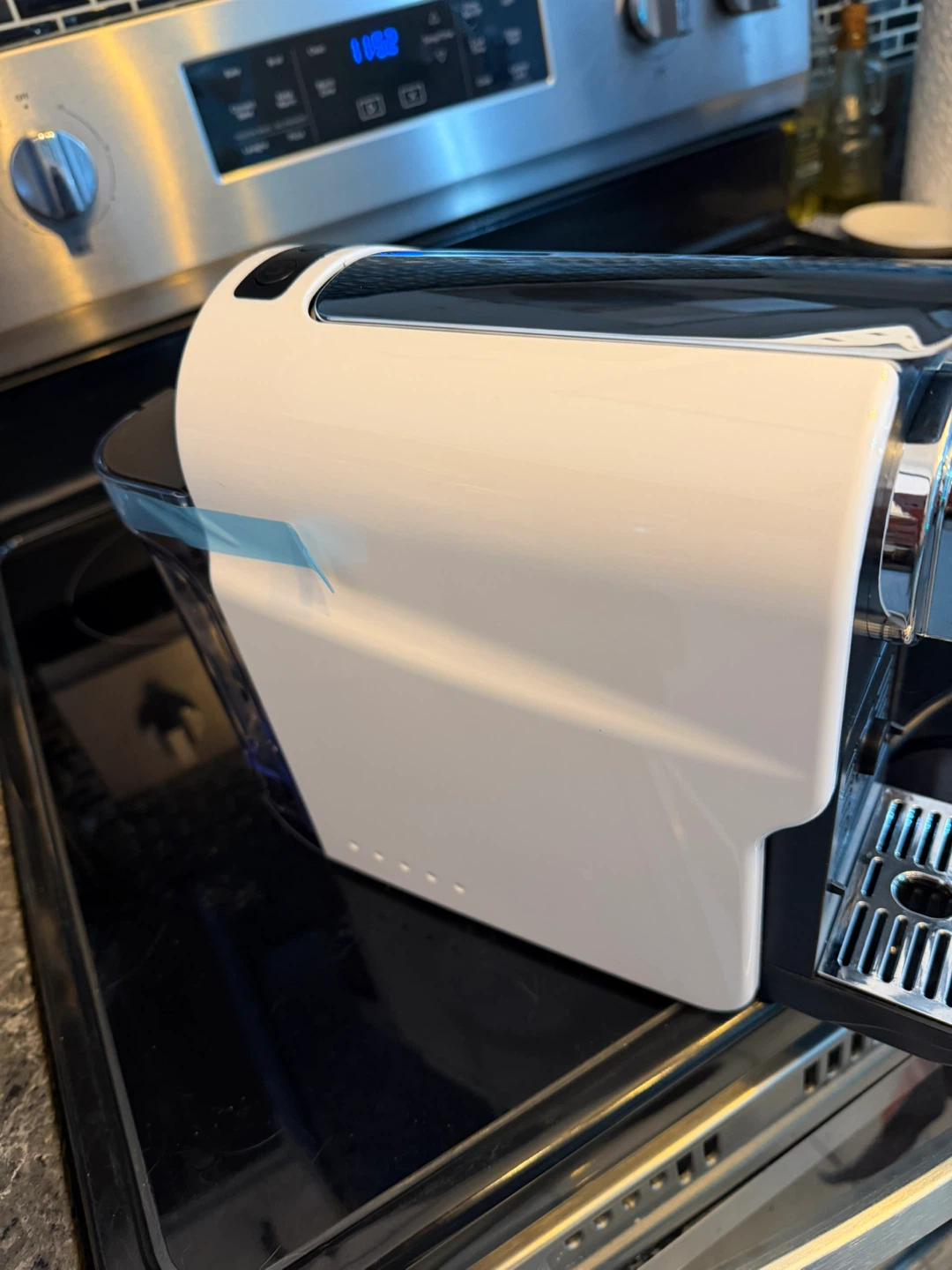 BEANGLASS Capsule Coffee Machine - White