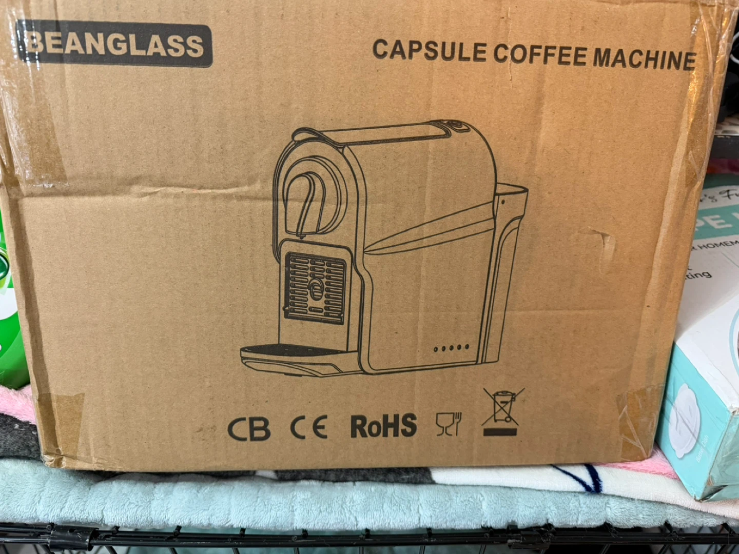 BEANGLASS Capsule Coffee Machine - White - photo 2
