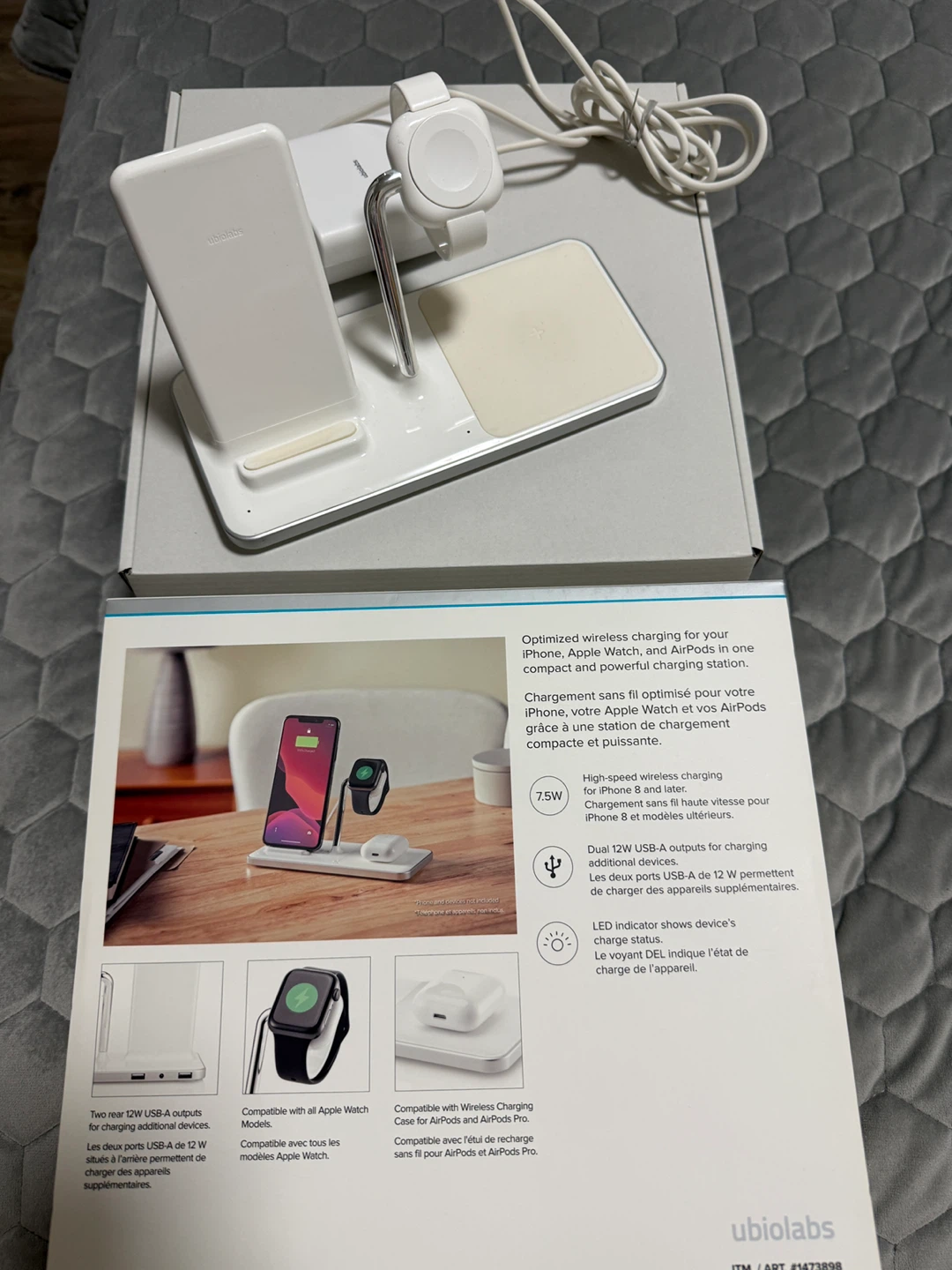 Ubiolabs 3-in-1 Wireless Charging Station - photo 2