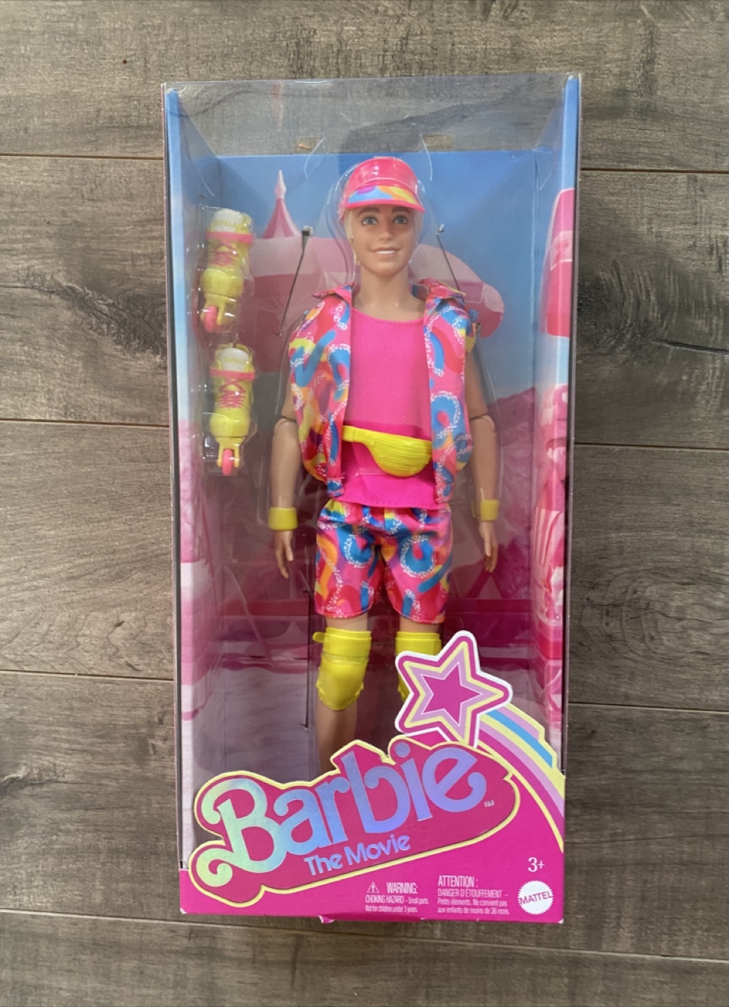 Barbie The Movie Doll Ken in inline skating outfit