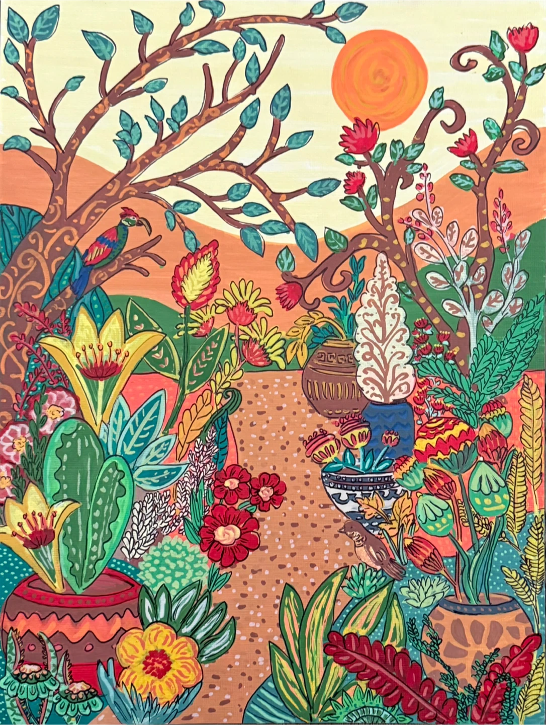 Original Art - Garden Oasis No. 4