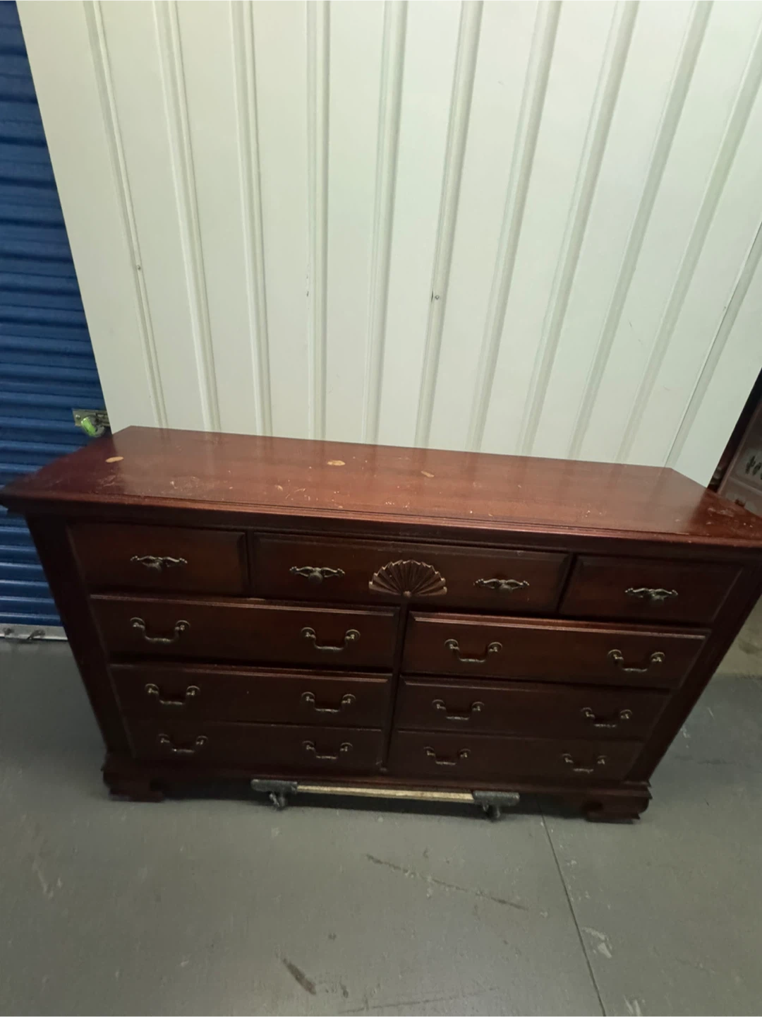 Wooden Dresser with 7 Drawers