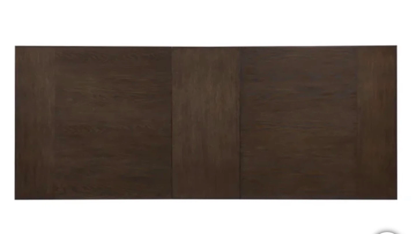 Expandable Dining Table - Dark Wood Finish - photo 4
