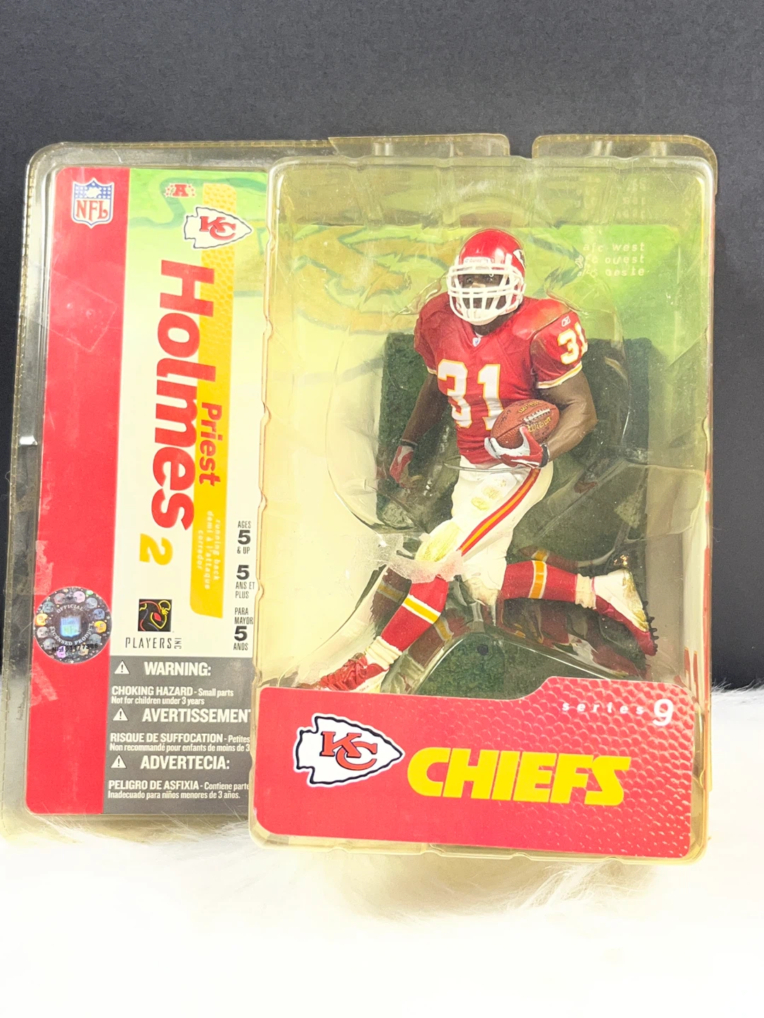 McFarlane Toys Priest Holmes Kansas City Chiefs Figure - photo 4