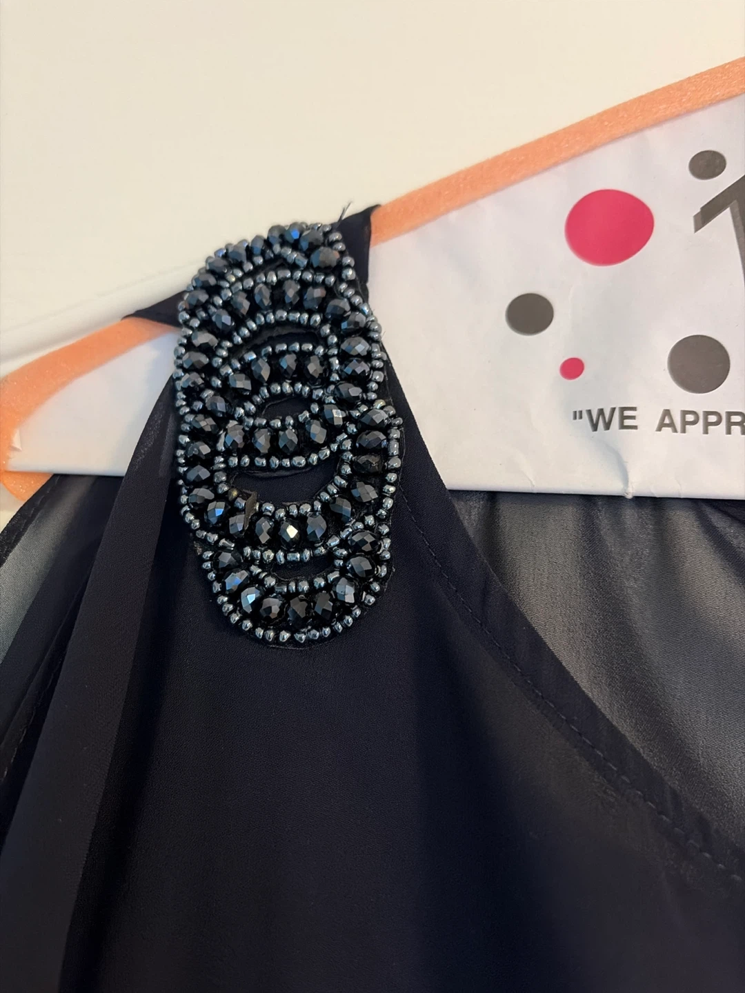 Xscape by Joanna Chen Black Embellished Dress Size 6 - photo 2