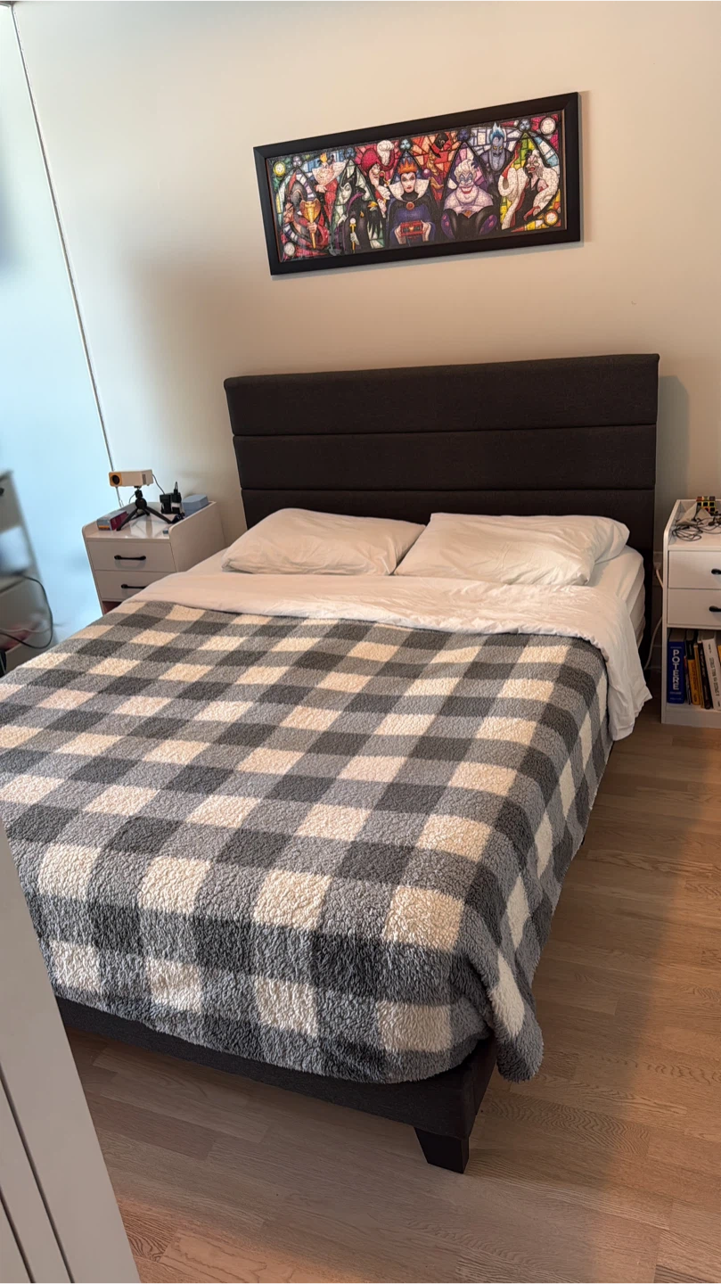Queen mattress WITH frame
