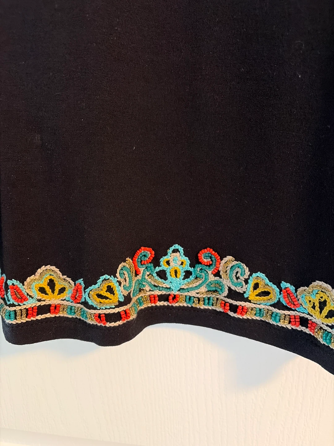 INC  Black Embroidered Dress - photo 3