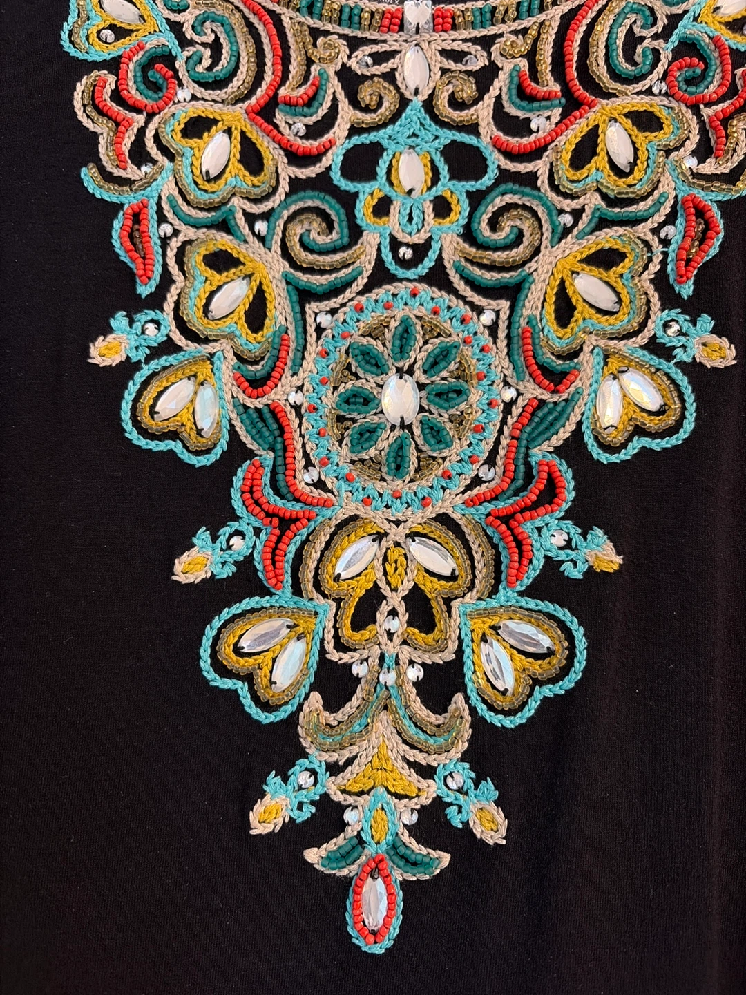 INC  Black Embroidered Dress - photo 2